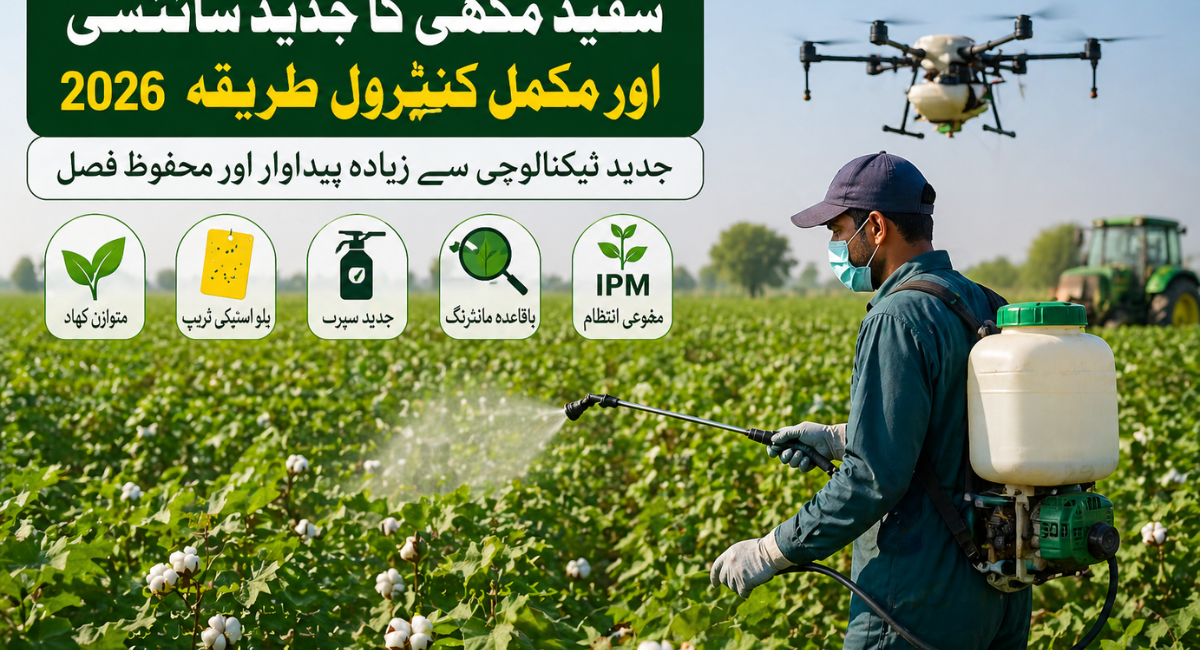 کپاس میں سفید مکھی